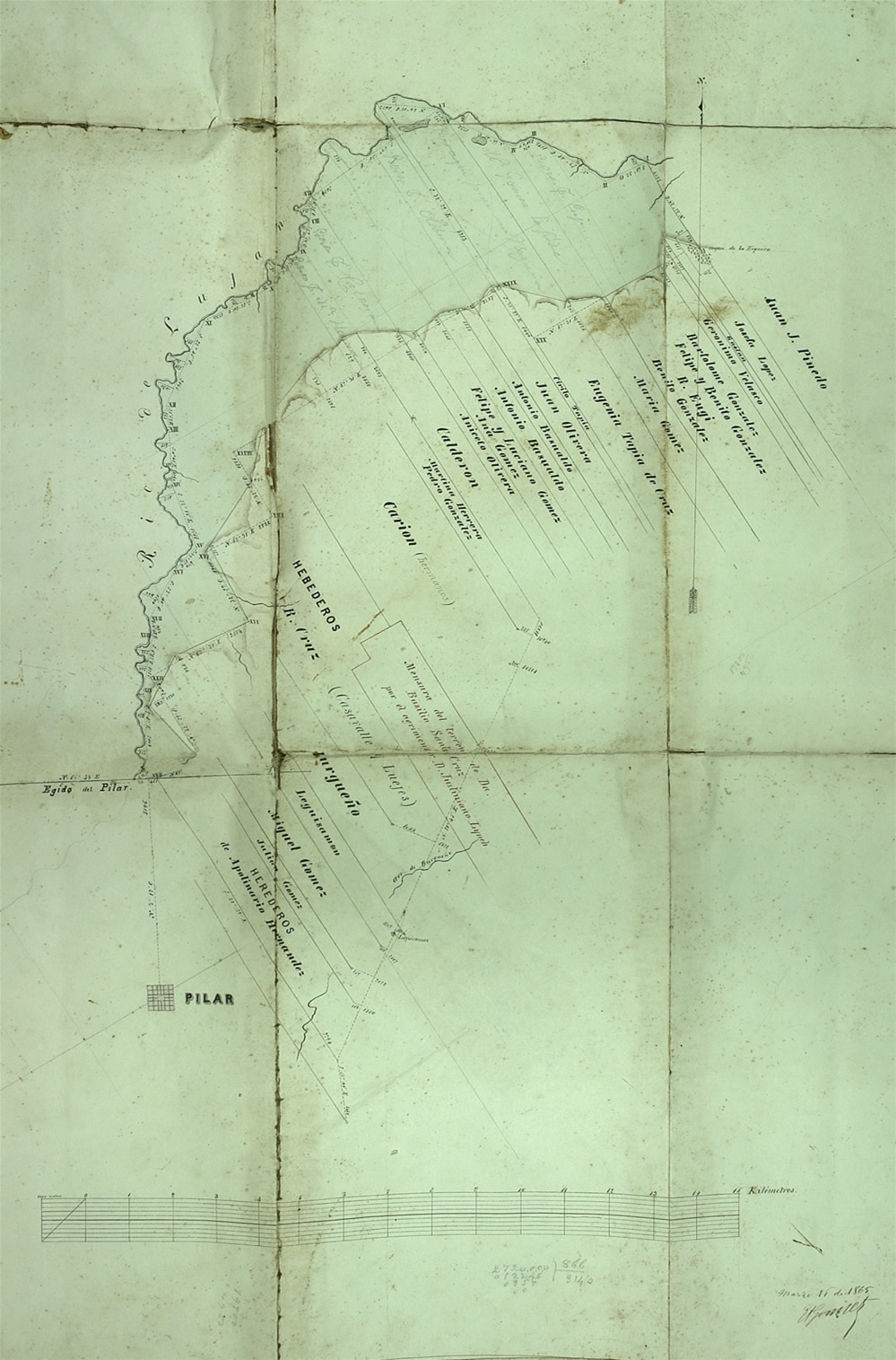 Plano 20 de E Gonnet de 1865